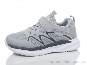 Кросівки дитячі BY82-22 Смайлик сірий  оптом от Optomarket