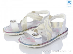 Босоніжки дитячі C-T72-75A Tom білий  оптом от Optomarket