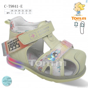 Сандалі дитячі C-T9841-E LED TOM.M зелений  оптом от Optomarket