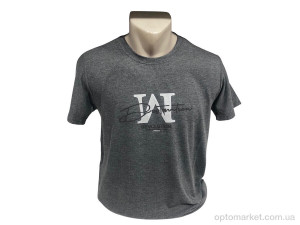 Футболка чоловічі C002 т.сірий R.V.C.A. сірий  оптом от Optomarket