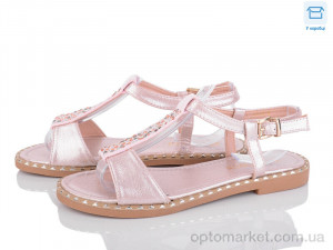 Босоніжки жіночі C010-5 Fuguiyun рожевий  оптом от Optomarket