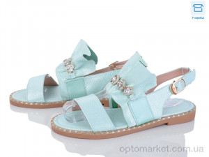 Босоніжки жіночі C011-6 Fuguiyun зелений оптом от Optomarket