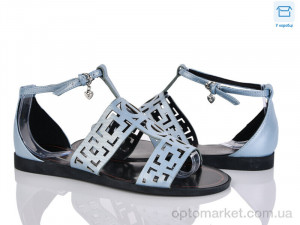 Босоніжки жіночі C206-3 Fuguiyun блакитний  оптом от Optomarket