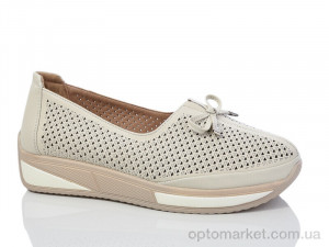 Туфлі жіночі C2104-6 Leguzaza бежевий  оптом от Optomarket