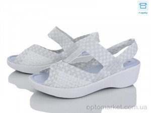 Босоніжки жіночі C212-6 Fuguiyun срібний  оптом от Optomarket