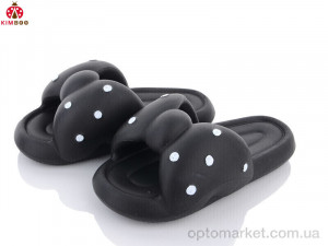 Шльопанці жіночі C2330-4A Kimbo-o чорний  оптом от Optomarket