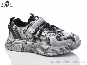 Кросівки жіночі C2686 black Jibukang сірий  оптом от Optomarket