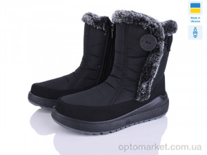 Дутики жіночі C4 чорний Verta чорний  оптом от Optomarket