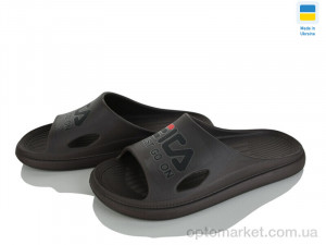 Шльопанці чоловічі C79 т.коричневий Krok коричневий  оптом от Optomarket