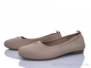 Балетки жіночі CB131-63 MSMG коричневий  оптом от Optomarket