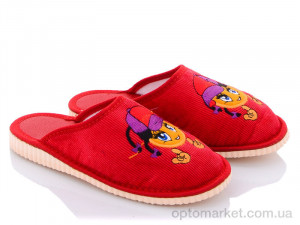 Капці дитячі Чап открытый красный Slippers червоний  оптом от Optomarket