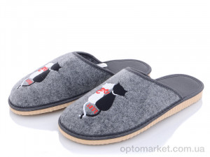 Капці жіночі Чап. Жен. Slippers сірий  оптом от Optomarket