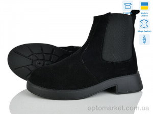 Черевики жіночі Челсі ч.в.м. Golden Natali чорний  оптом от Optomarket