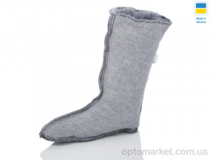 Вкладиш в чобіт дитячі Чулок хутро 27-35 Litma сірий  оптом от Optomarket