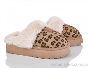 Капці жіночі CK03-6 DaFuYuan коричневий  оптом от Optomarket