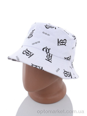 Панама унісекс CL007-16 white RuBi білий  оптом от Optomarket
