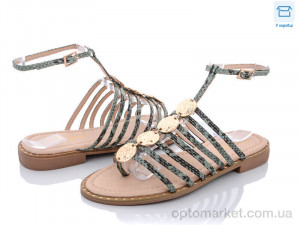 Босоніжки жіночі CMD70 Camidy зелений оптом от Optomarket