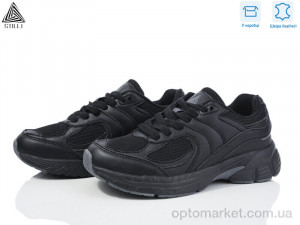 Кросівки жіночі CX1230-1 шкіра піна Stilli чорний  оптом от Optomarket