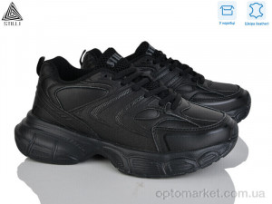 Кросівки жіночі CX1370-1 шкіра піна Stilli чорний оптом от Optomarket