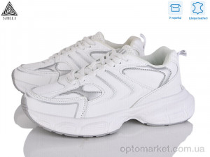 Кросівки жіночі CX1370-2 шкіра піна Stilli білий  оптом от Optomarket