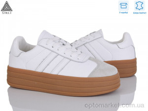Кросівки жіночі CX1570-2 шкіра Stilli білий оптом от Optomarket