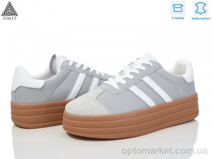 Кросівки жіночі CX1570-3 шкіра піна Stilli сірий  оптом от Optomarket