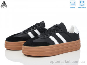 Кросівки жіночі CX1580-3 шкіра піна Stilli чорний  оптом от Optomarket