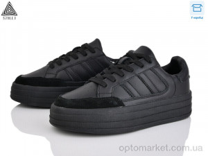 Кросівки жіночі CX1590-1 шкіра Stilli чорний оптом от Optomarket