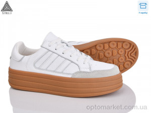 Кросівки жіночі CX1590-2 шкіра Stilli білий оптом от Optomarket