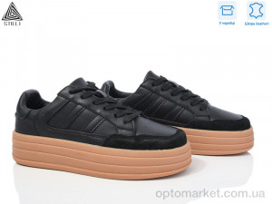 Кросівки жіночі CX1590-5 шкіра піна Stilli чорний  оптом от Optomarket