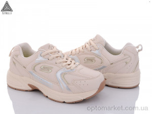 Кросівки жіночі CX618-3 піна Stilli бежевий  оптом от Optomarket