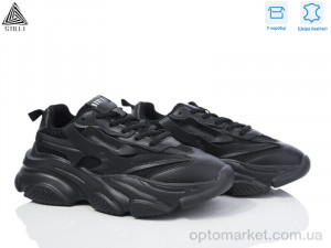 Кросівки жіночі CX720-1 шкіра піна Stilli чорний  оптом от Optomarket