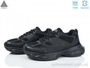 Кросівки жіночі CX850-1 шкіра піна Stilli чорний  оптом от Optomarket