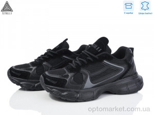 Кросівки жіночі CX860-1 шкіра піна Stilli чорний  оптом от Optomarket