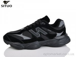 Кросівки чоловічі D101-1 Situo чорний  оптом от Optomarket