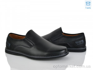 Туфлі чоловічі D107-2C Nasite чорний  оптом от Optomarket