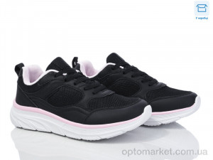 Кросівки жіночі D2196-6 Jomix чорний  оптом от Optomarket