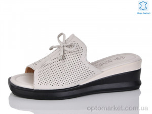 Шльопанці жіночі D2363-2 LNSFY бежевий оптом от Optomarket