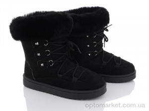 Уги жіночі D25 YiYi чорний  оптом от Optomarket