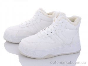 Черевики жіночі D26-2 Ok Shoes білий  оптом от Optomarket