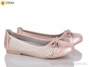 Балетки дитячі D53 pink Clibee рожевий  оптом от Optomarket