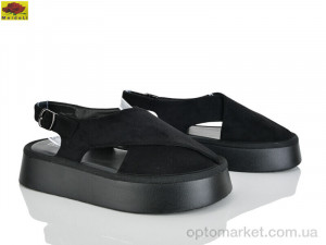 Босоніжки жіночі D550-10 Mei De Li чорний  оптом от Optomarket