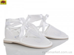 Босоніжки жіночі D550-15 Mei De Li білий  оптом от Optomarket