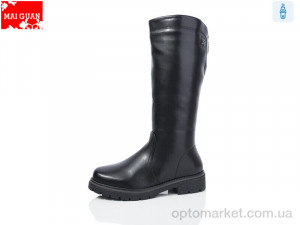 Чоботи жіночі D7305-1 Maiguan чорний  оптом от Optomarket