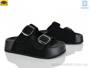 Шльопанці жіночі D86-10 Mei De Li чорний оптом от Optomarket