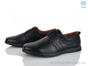 Туфлі чоловічі D90-6C Nasite чорний  оптом от Optomarket