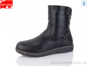 Черевики жіночі D966-1 Maiguan чорний  оптом от Optomarket