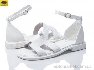 Босоніжки жіночі D98-22 Mei De Li білий оптом от Optomarket