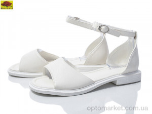 Босоніжки жіночі D98-5 Mei De Li білий оптом от Optomarket