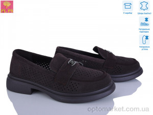 Туфлі жіночі DAA15-6 PLPS коричневий  оптом от Optomarket